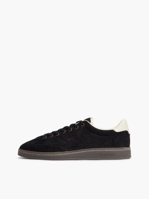 Мужские кроссовки Tommy Jeans Suede Court, цвет: Чёрный — фото 7