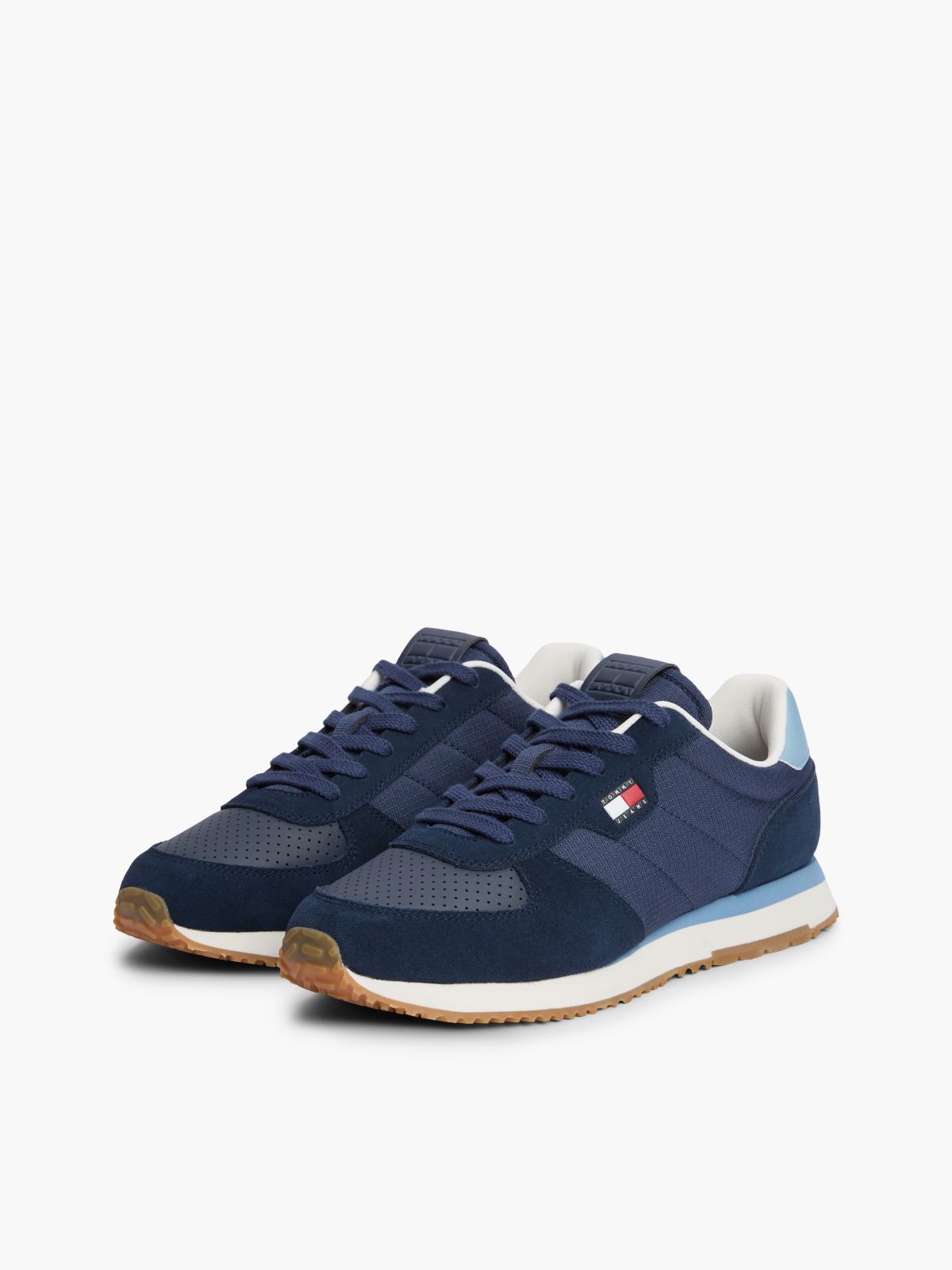 Tommy Jeans Low-Top Runner Sneaker — Dark Blue/Coastal Haze