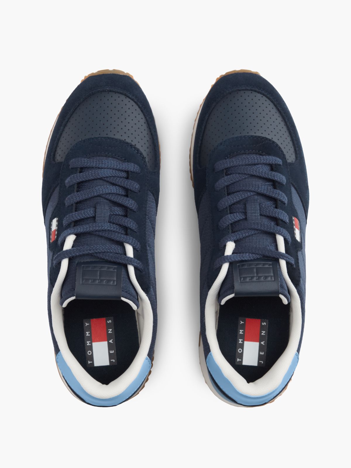 Tommy Jeans Low-Top Runner Sneaker — Dark Blue/Coastal Haze