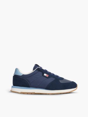 Tommy Jeans Low-Top Runner Sneaker, Dark Blue/Coastal Haze