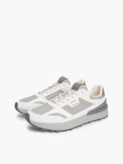 Tommy Jeans Mixed-Media Runner Sneaker — Stratus Grey 2