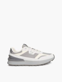 Tommy Jeans Mixed-Media Runner Sneaker — Stratus Grey 1