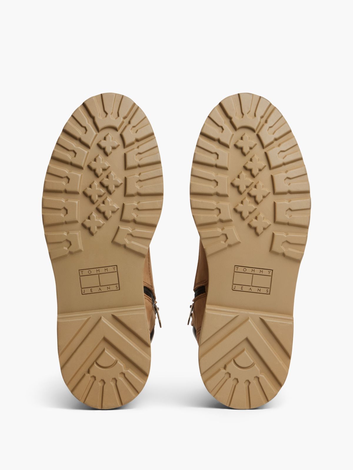 Tommy Jeans Archive Leather Outdoor Boot — Warm Khaki