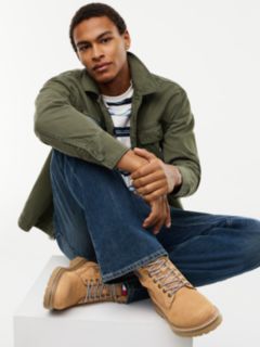 Tommy Jeans Archive Leather Outdoor Boot — Warm Khaki 8