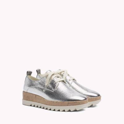 tommy hilfiger metallic shoes