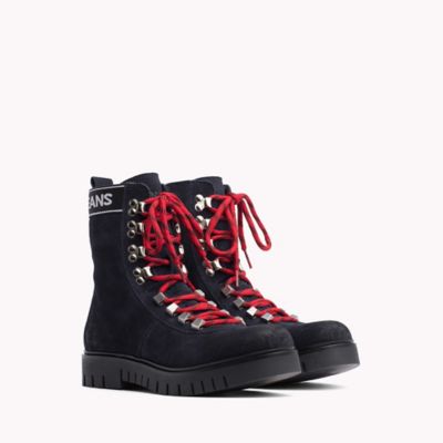 tommy hilfiger suede hiking boots