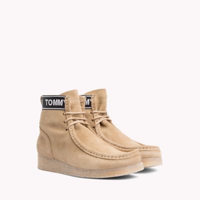 tommy hilfiger suede boots women's