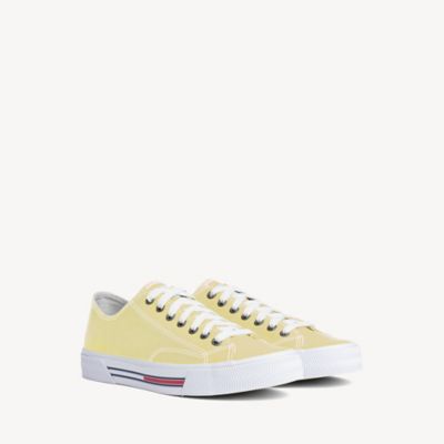 tommy hilfiger yellow sneakers