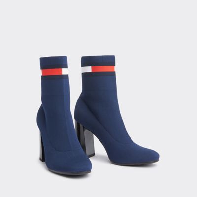 Knit Heeled Ankle Boot | Tommy Hilfiger