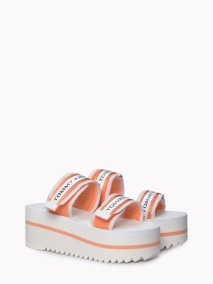 tommy jeans flatform sandals