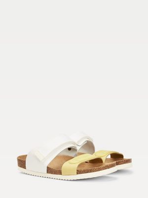 tommy hilfiger satin beach sandals