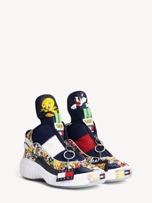 tommy hilfiger zip sneakers