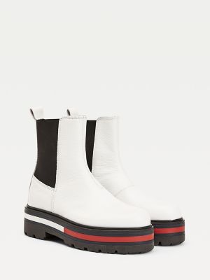 white tommy boots