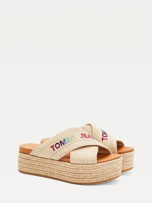 platform sandals tommy hilfiger