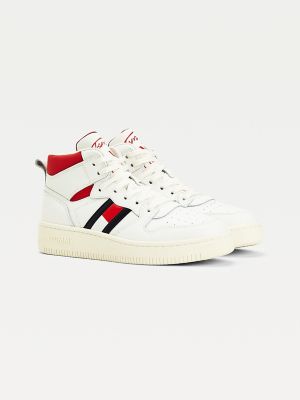 tommy jeans high top sneaker