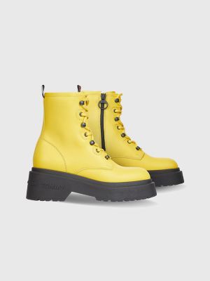 Tommy hilfiger sales yellow boots