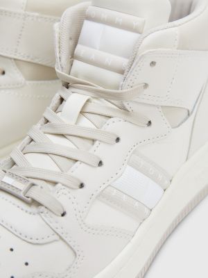 Zapatilla Tommy Retro Basket Hombre Blanco - Real Kicks