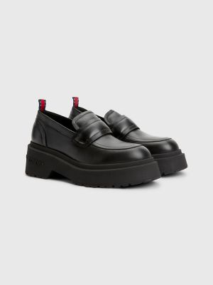 Tommy hilfiger on sale platform loafers