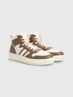 USA Colorblock Hilfiger High-Top | Tommy Leather