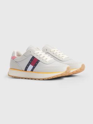 Tommy hilfiger unlined store low cut leather sneaker