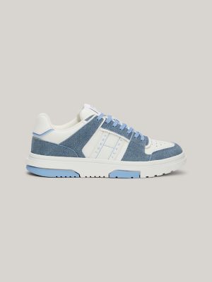 TJ Brooklyn Denim Leather Sneaker, Westside Blue