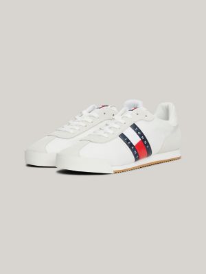Tommy Jeans Mixed Texture Sneaker, Ecru