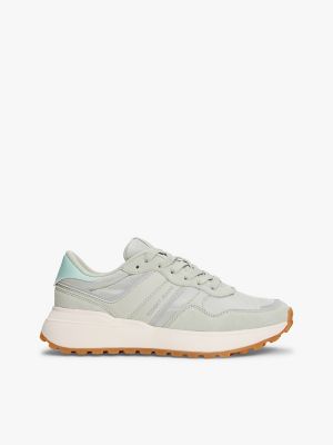 Tommy Jeans Suede Low-Top Sneaker, Misty Sage