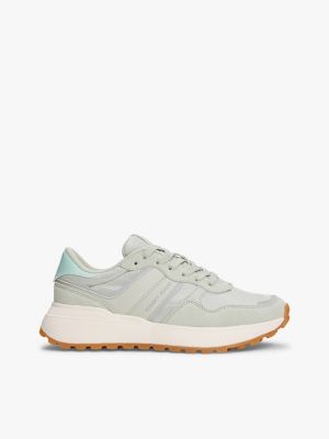 Tommy Jeans Suede Low-Top Sneaker, Misty Sage
