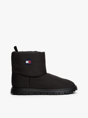 Tommy Jeans Water-Repellent Padded Boot, Black