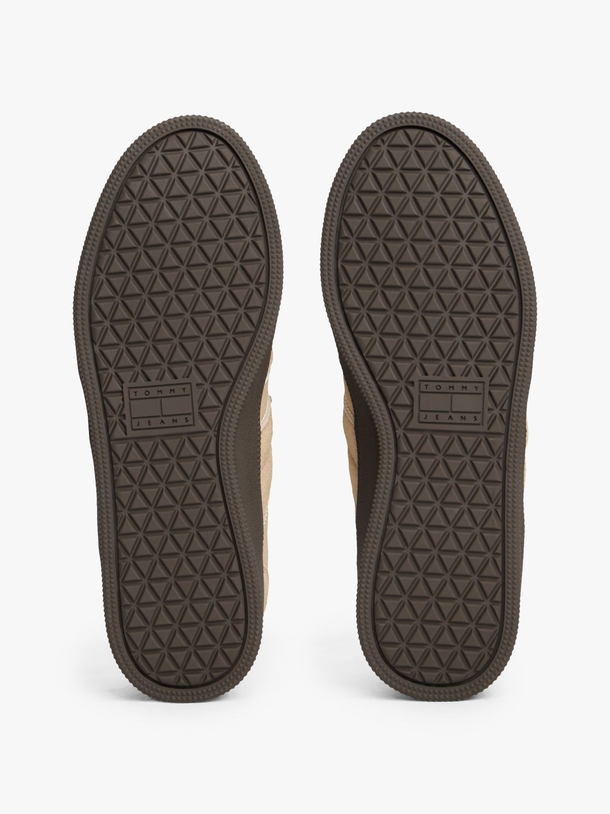 Tommy Jeans Suede Skater Sneaker — White Clay
