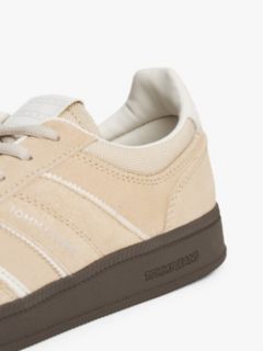 Tommy Jeans Suede Skater Sneaker — White Clay 6