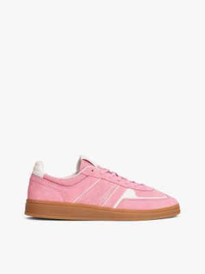 Tommy Jeans Suede Skater Sneaker, Mystic Pink