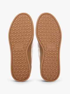 Tommy Jeans Leather Flatform Sneaker — Ecru / Hawaii Orchid 5