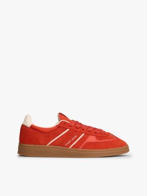 Tommy Jeans Suede Skater Sneaker, Holiday Orange