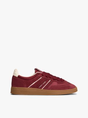 Tommy Jeans Suede Skater Sneaker, Deep Dahlia