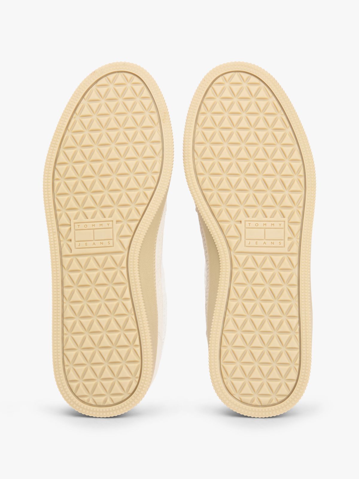 Tommy Jeans Knit Skater Sneaker — Newsprint/Synthetic Blush