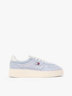 Tommy Jeans Platform Suede Sneaker — Soaring Skies 1