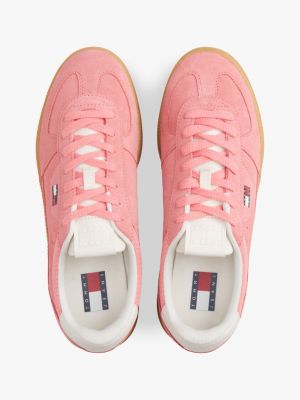 Женские кроссовки Tommy Hilfiger Tommy Jeans Platform Suede, цвет: Розовый — фото 3