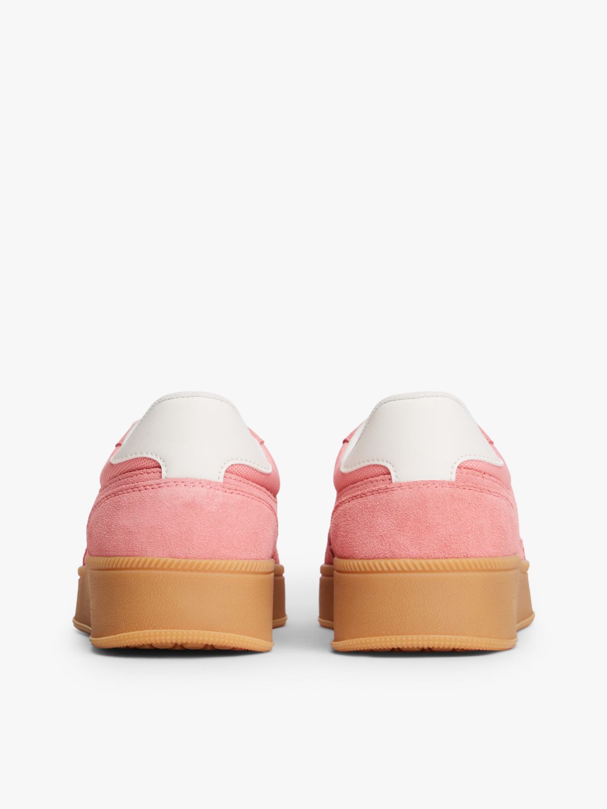 Tommy Jeans Platform Suede Sneaker — Enchanted Pink