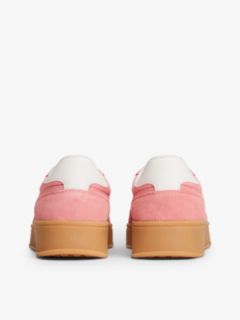 Tommy Jeans Platform Suede Sneaker — Enchanted Pink 4