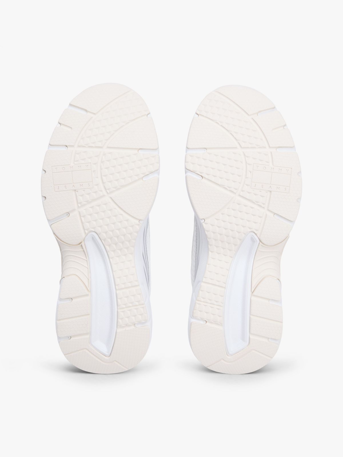 Tommy Jeans Archive Runner Sneaker — Ecru/Silver