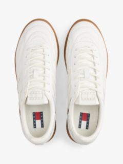 Tommy Jeans Leather Skater Sneaker — Ecru 3