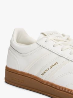 Tommy Jeans Leather Skater Sneaker — Ecru 6