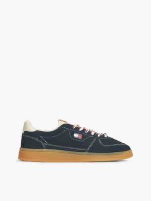 Tommy Jeans Two-Tone Suede Sneaker, Dark Night Navy
