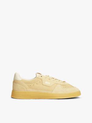 Tommy Jeans Two-Tone Suede Sneaker, Day Lily
