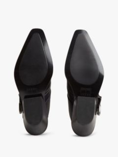 Tommy Jeans Leather Western Mule — Black 5