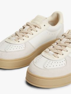 Tommy Jeans Leather Platform Sneaker — Ecru 6