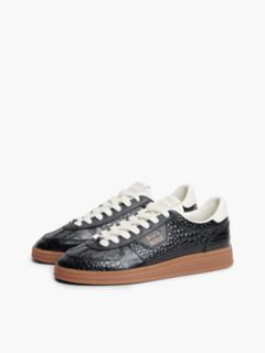 Tommy Jeans Leather Skater Sneaker — Black 2