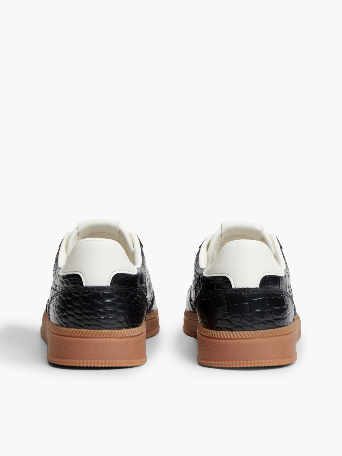 Tommy Jeans Leather Skater Sneaker — Black