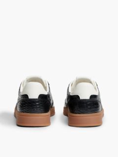 Tommy Jeans Leather Skater Sneaker — Black 4